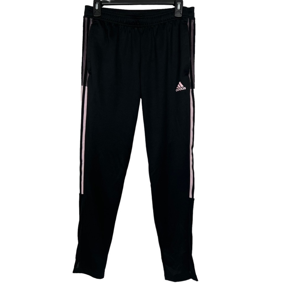 adidas Aeroready Women’s Joggers Sz Small Stripes Multi Color Elastic Waist